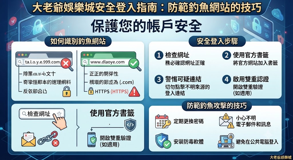 防範釣魚網站的技巧