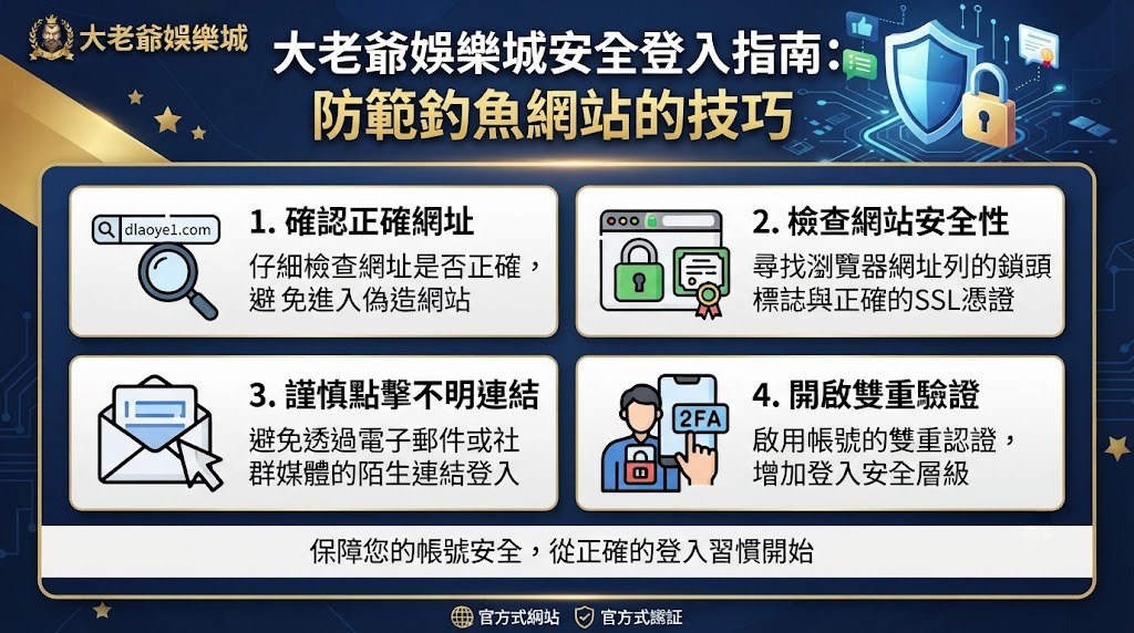 防範釣魚網站的技巧